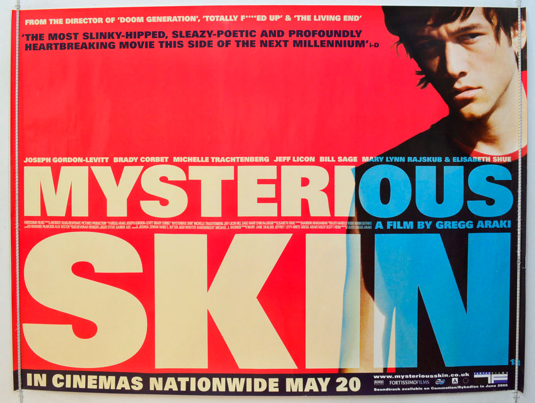 Mysterious Skin  Original British Quad Poster - Film Poster - Movie Poster