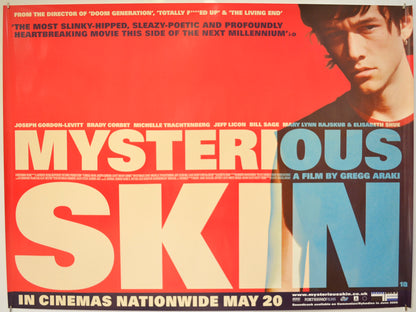 Mysterious Skin Original Quad Poster - Film Poster - Movie Poster  