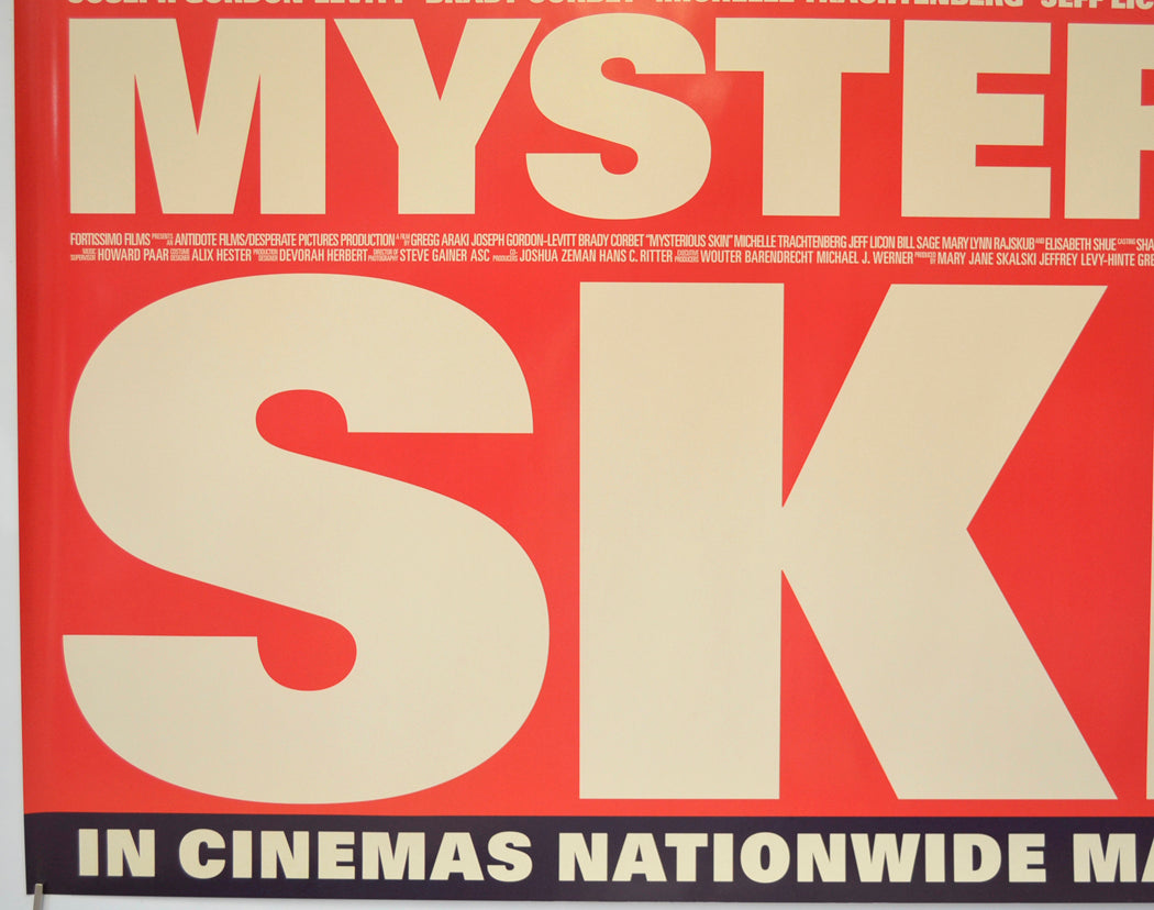 MYSTERIOUS SKIN (Bottom Left) Cinema Quad Movie Poster 