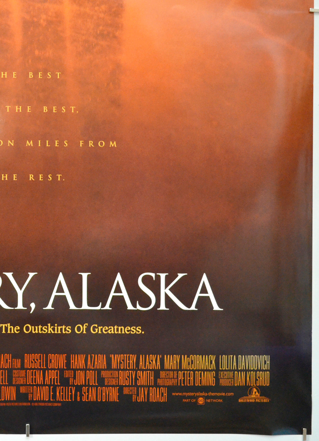 MYSTERY, ALASKA (Bottom Right) Cinema One Sheet Movie Poster 