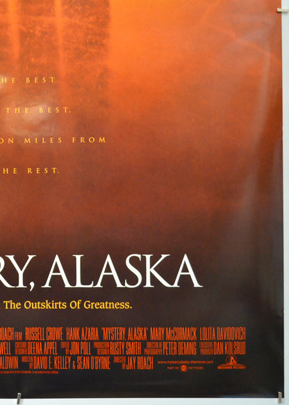 MYSTERY, ALASKA (Bottom Right) Cinema One Sheet Movie Poster 