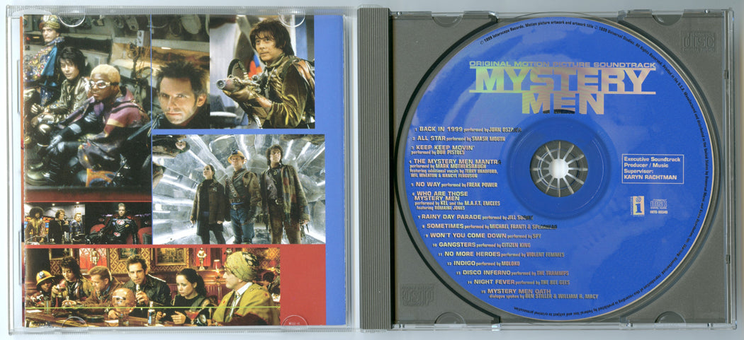 MYSTERY MEN Original CD Soundtrack (Inside) 