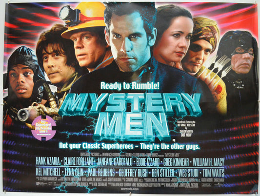 Mystery Men Original Quad Poster - Film Poster - Movie Poster