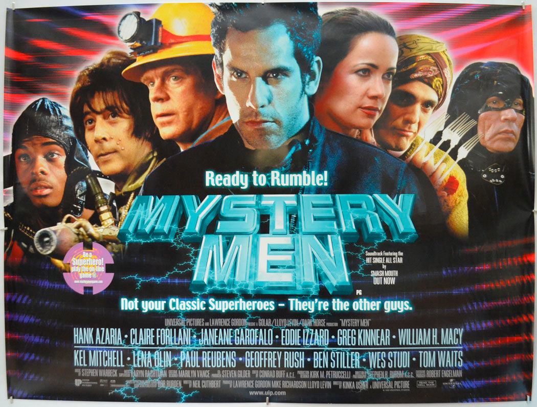 Mystery Men Original Quad Poster - Film Poster - Movie Poster