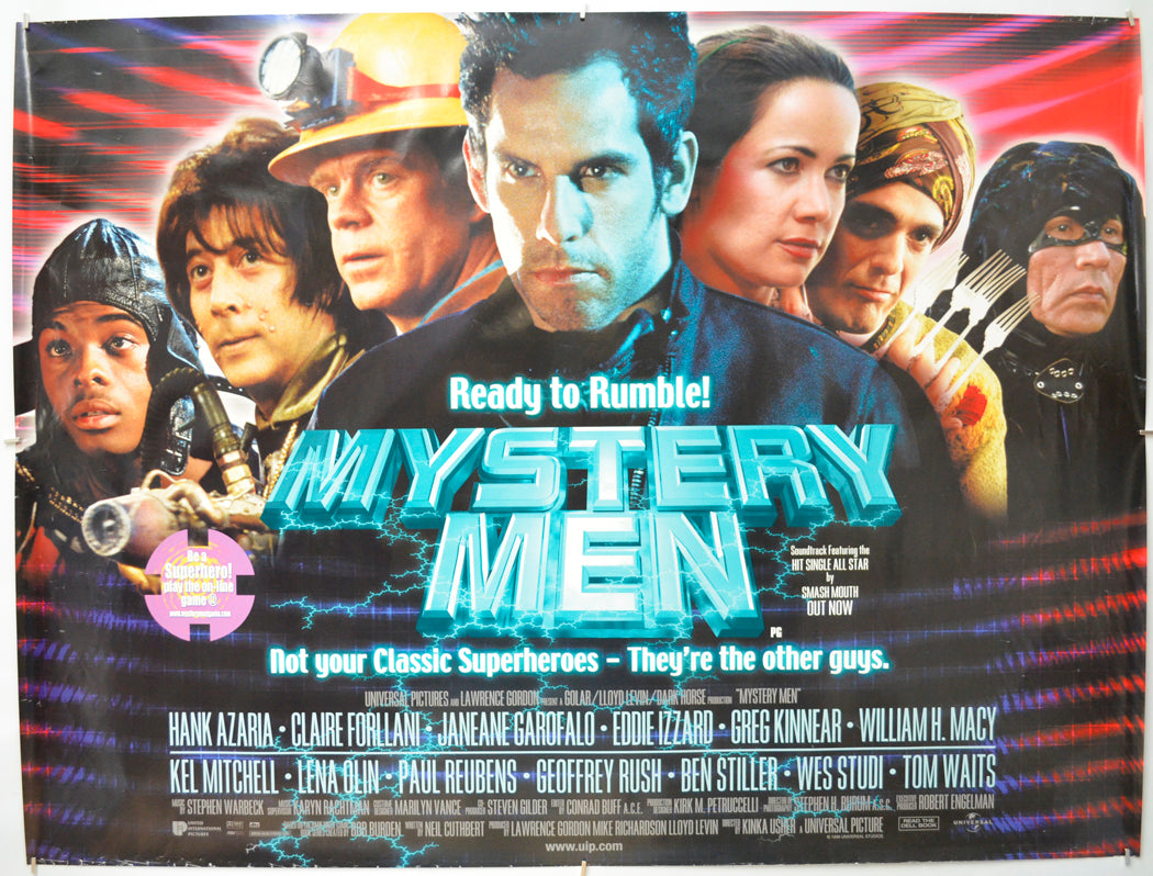 Mystery Men Original Quad Poster - Film Poster - Movie Poster