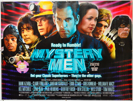 Mystery Men - Original Quad Poster - Film Poster - Movie Poster