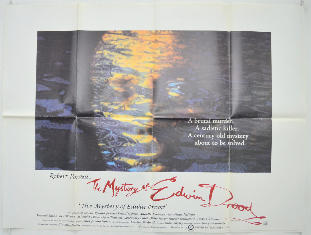 The Mystery Of Edwin Drood Original Quad Poster - Film Poster - Movie Poster  