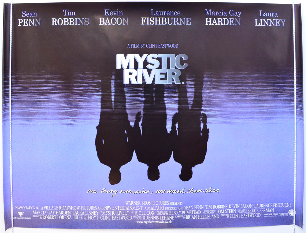 Mystic River Original British Quad Poster - Film Poster - Movie Poster 