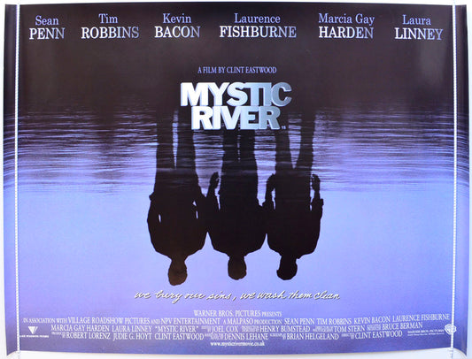 Mystic River Original British Quad Poster - Film Poster - Movie Poster 