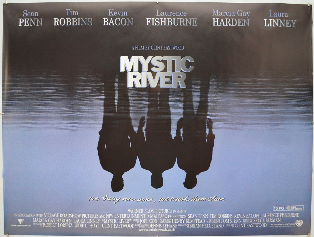 Mystic River Original Quad Poster - Film Poster - Movie Poster