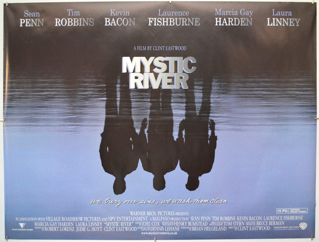 Mystic River  Original Quad Poster - Film Poster - Movie Poster