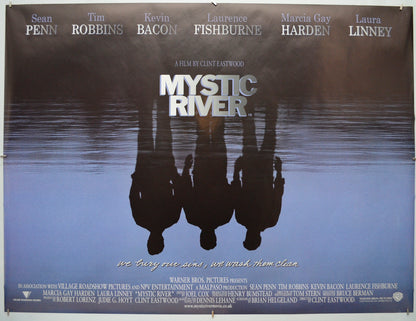 Mystic River Original Quad Poster - Film Poster - Movie Poster