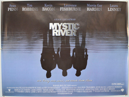 Mystic River  Original Quad Poster - Film Poster - Movie Poster