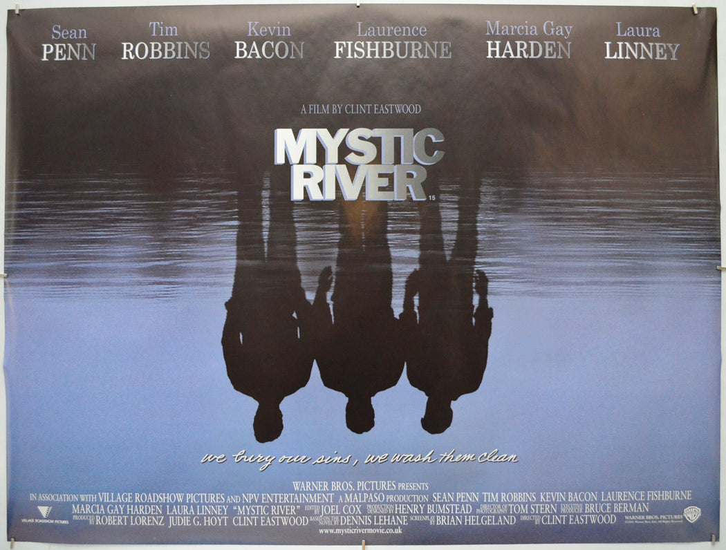 Mystic River Original Quad Poster - Film Poster - Movie Poster