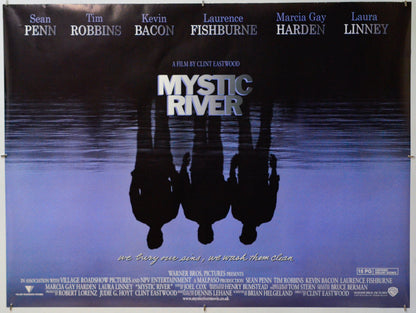Mystic River - Original Quad Poster - Film Poster - Movie Poster