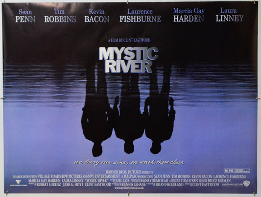 Mystic River - Original Quad Poster - Film Poster - Movie Poster