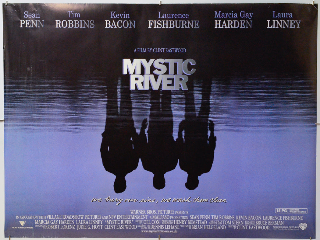 Mystic River - Original Quad Poster - Film Poster - Movie Poster