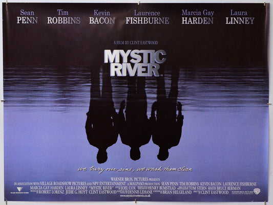 Mystic River - Original Quad Poster - Film Poster - Movie Poster