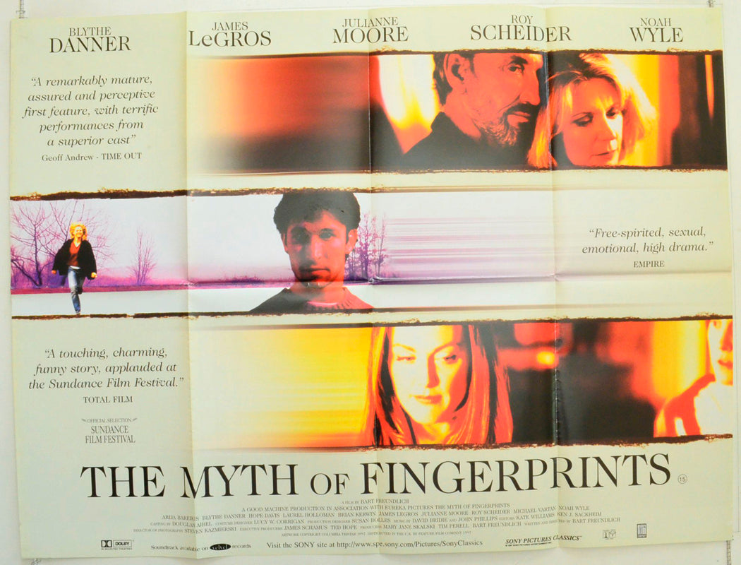 The Myth Of Fingerprints Original British Quad Poster - Film Poster - Movie Poster 