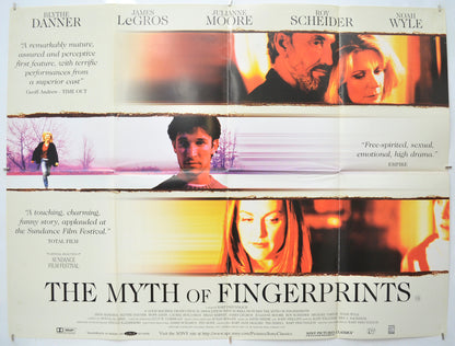 The Myth Of Fingerprints Original Quad Poster - Film Poster - Movie Poster