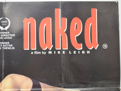 NAKED (Top Right) Cinema Quad Movie Poster 