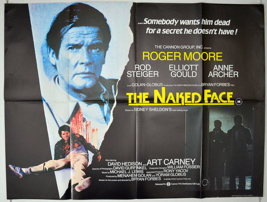 The Naked Face Original British Quad Poster - Movie Poster