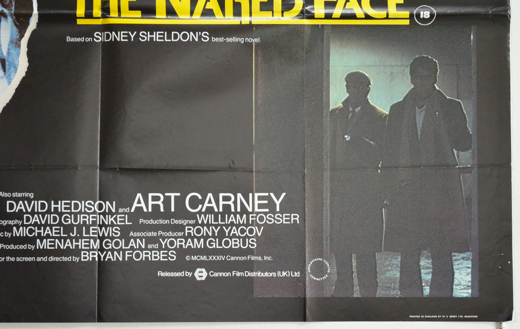 THE NAKED FACE (Bottom Right) Cinema Quad Movie Poster 