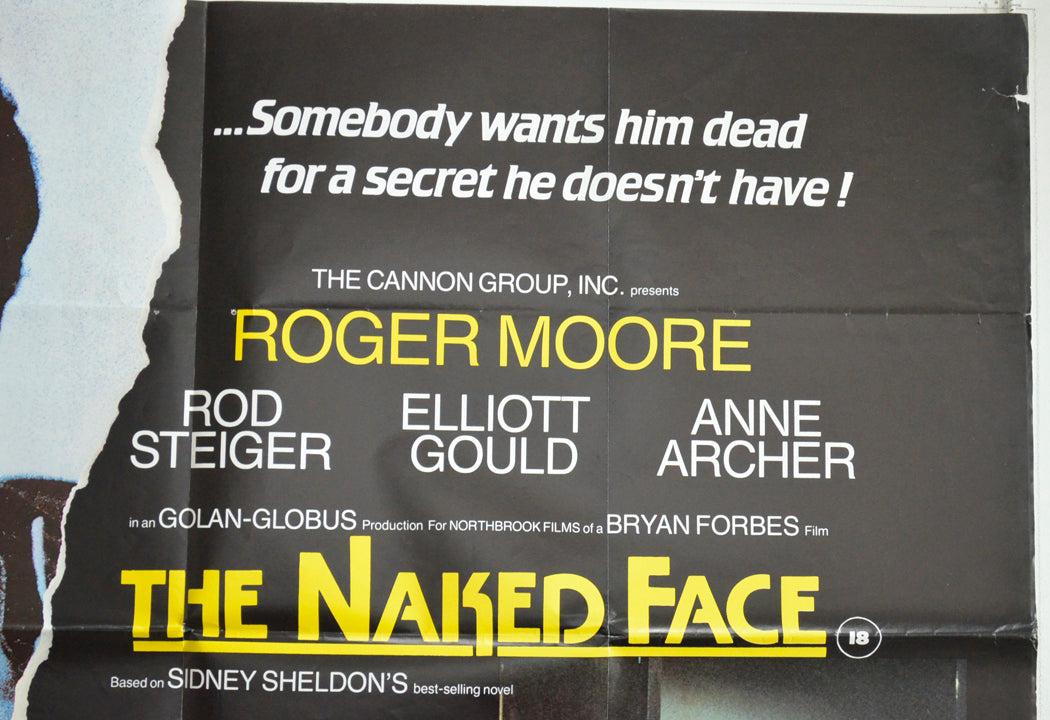 THE NAKED FACE (Top Right) Cinema Quad Movie Poster 