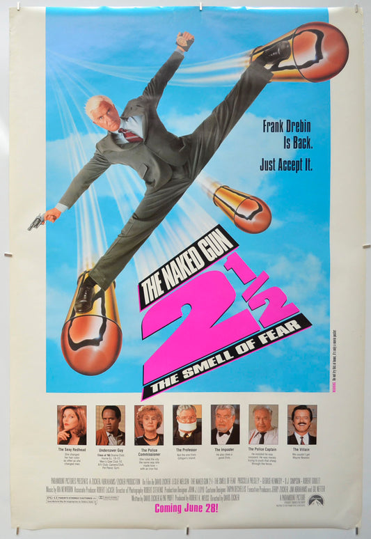 Naked Gun 2½ : The Smell Of Fear  Original One Sheet Poster - Film Poster - Movie Poster