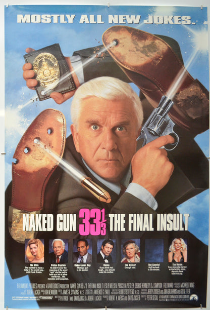 Naked Gun 33 1/3 : The Final Insult Original One Sheet Poster - Film Poster - Movie Poster