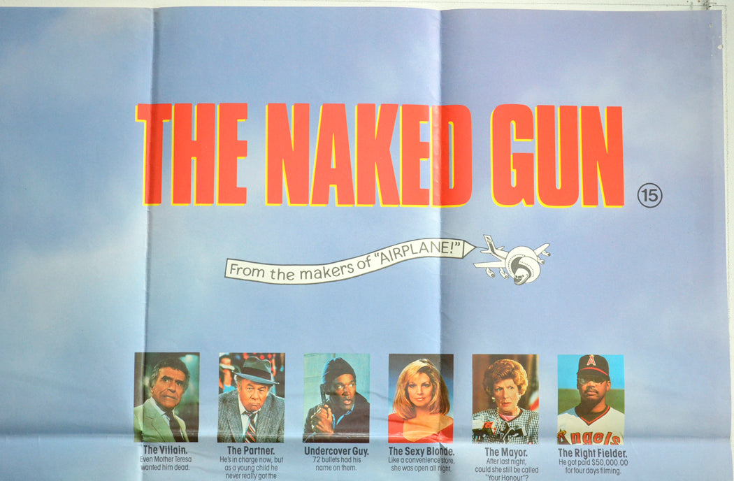 THE NAKED GUN (Top Right) Cinema Quad Movie Poster 