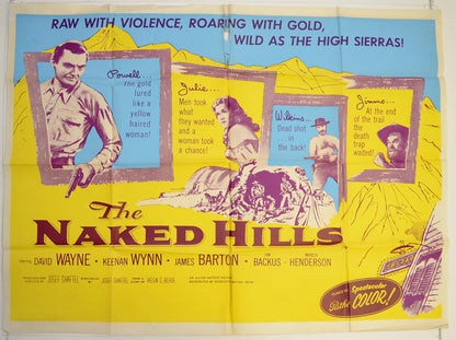 The Naked Hills  Original British Quad Poster - Film Poster - Movie Poster 