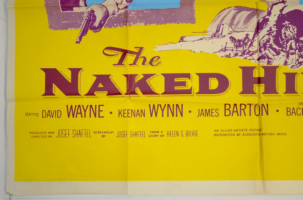 THE NAKED HILLS (Bottom Left) Cinema Quad Movie Poster 