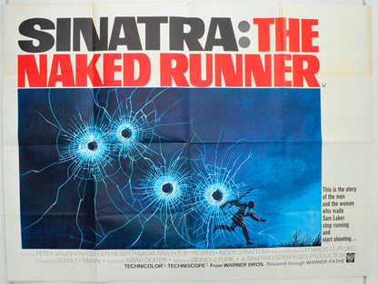 The Naked Runner Original British Quad Poster - Film Poster - Movie Poster 