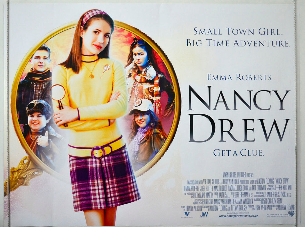 Nancy Drew Original British Quad Poster - Movie Poster