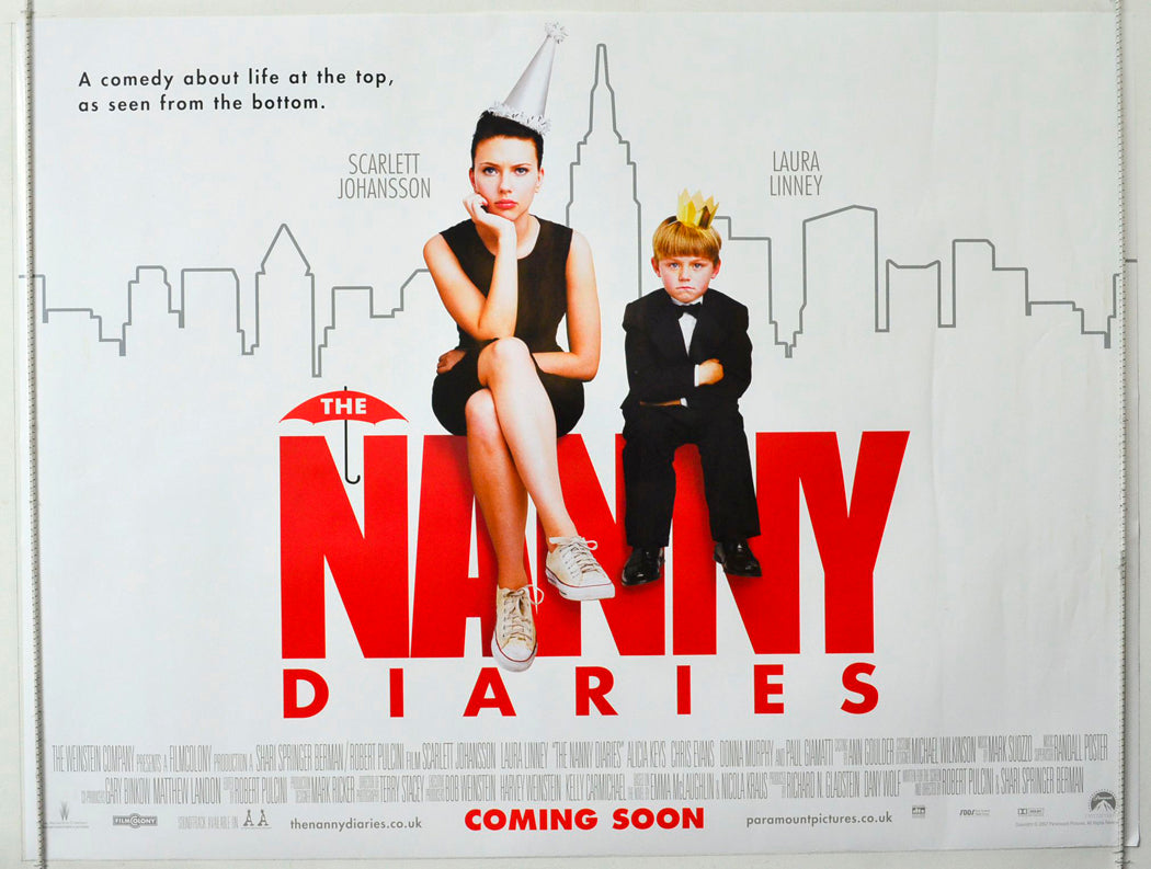 The Nanny Diaries  (Teaser / Advance Version)   Original British Quad Poster - Movie Poster