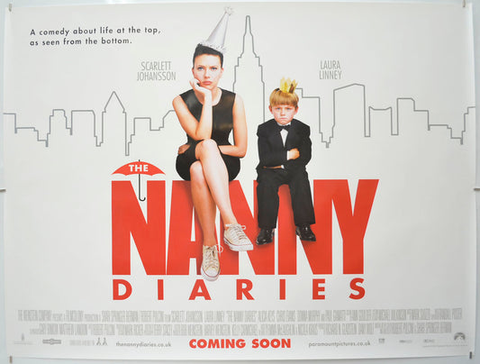 The Nanny Diaries (Teaser / Advance Version) Original Quad Poster - Film Poster - Movie Poster