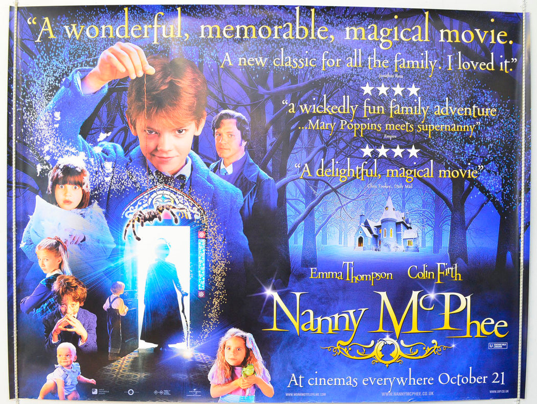 Nanny McPhee  Original British Quad Poster - Film Poster - Movie Poster