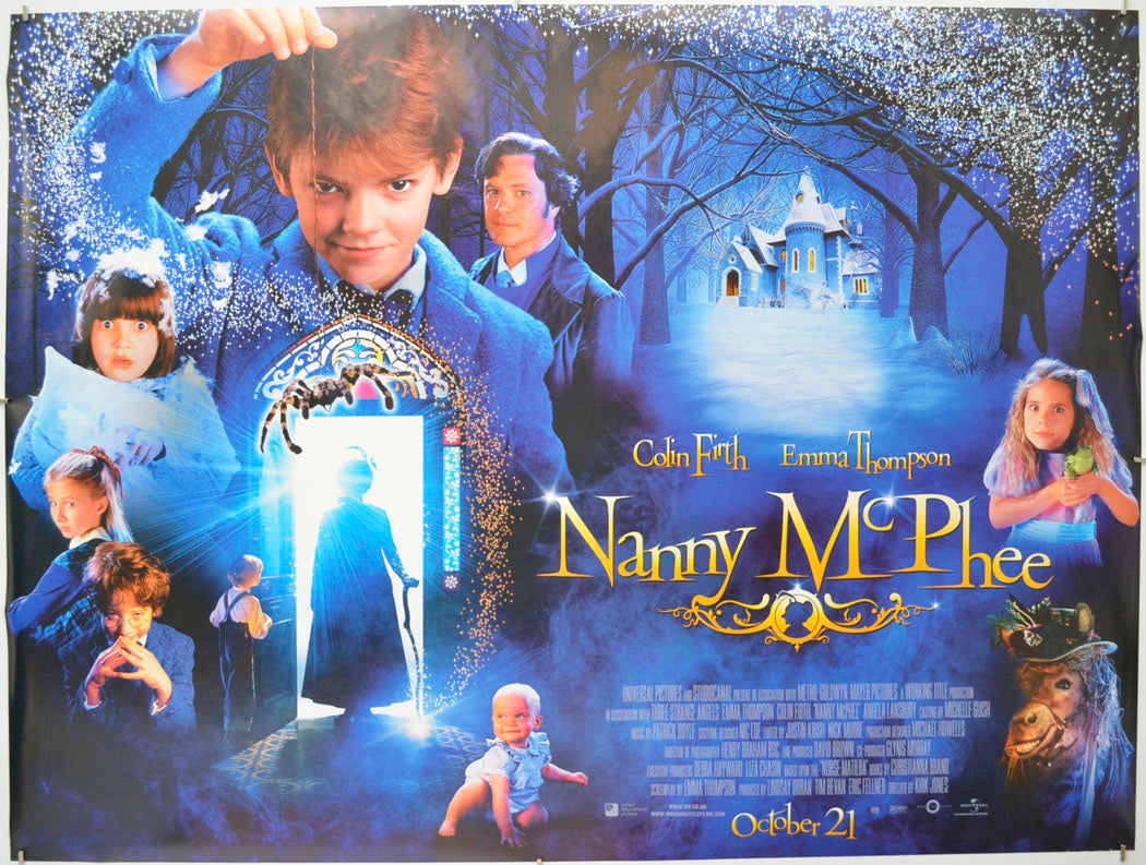 Nanny McPhee Original Quad Poster - Film Poster - Movie Poster