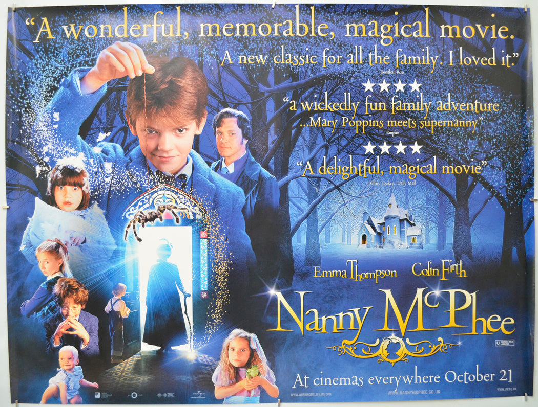 Nanny McPhee Original Quad Poster - Film Poster - Movie Poster