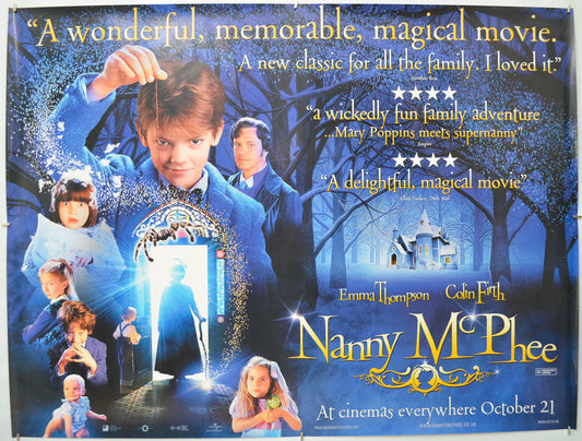 Nanny McPhee Original Quad Poster - Film Poster - Movie Poster