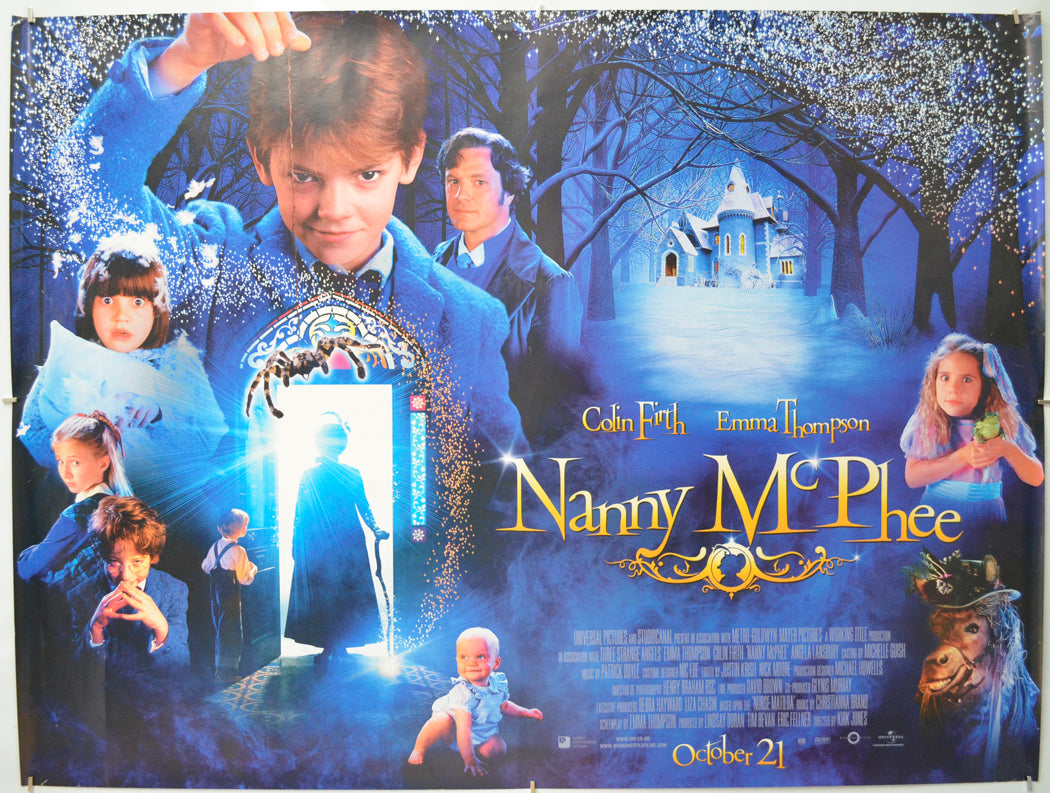 Nanny McPhee Original Quad Poster - Film Poster - Movie Poster