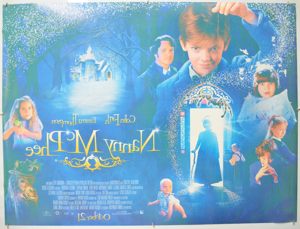 NANNY MCPHEE (Back) Cinema Quad Movie Poster 