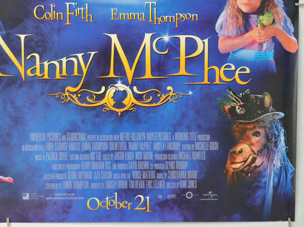 NANNY MCPHEE (Bottom Right) Cinema Quad Movie Poster 