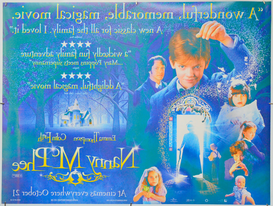 Nanny McPhee (Back) Cinema Quad Movie Poster 