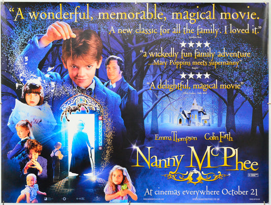 Nanny McPhee - Original Quad Poster - Film Poster - Movie Poster