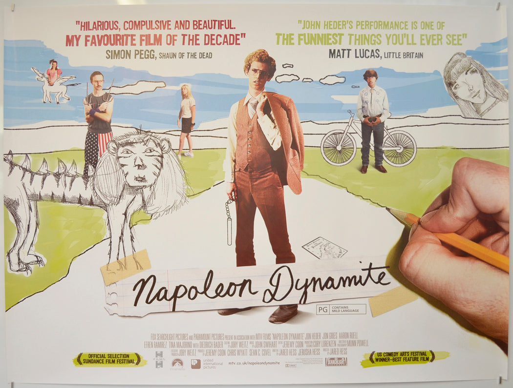 Napoleon Dynamite Original Quad Poster - Film Poster - Movie Poster  