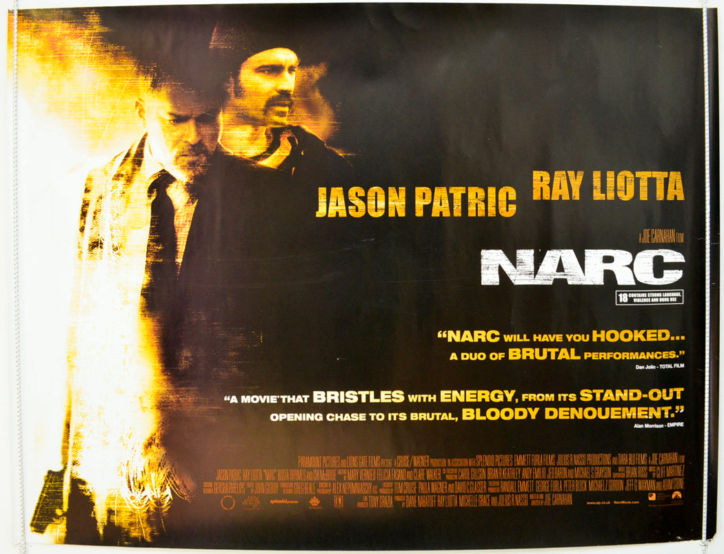 Narc  Original British Quad Poster - Film Poster - Movie Poster 