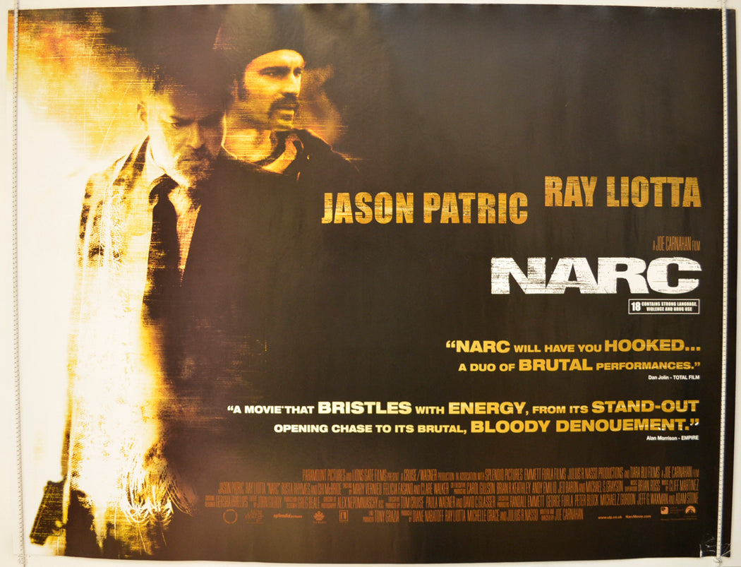 Narc Original Quad Poster - Film Poster - Movie Poster  