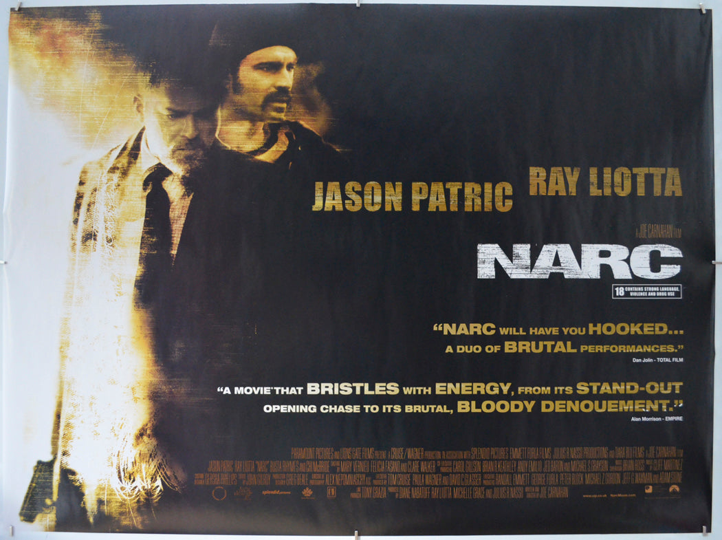 Narc Original Quad Poster - Film Poster - Movie Poster